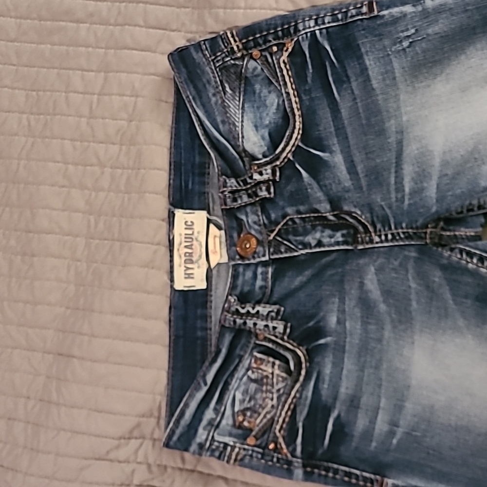 Hydraulic 10 slim boot cut jeans